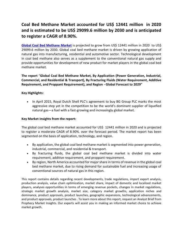 coal bed methane market accounted for us 12441