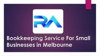 Bookkeeping Service For Small Businesses in Melbourne