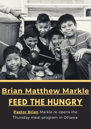 feed the hungry | Pastor Brian Markle Ottawa