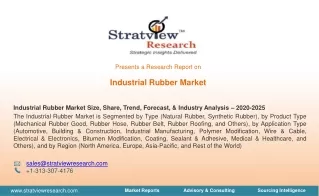 Industrial Rubber Market Size, Share, Trend, Forecast, & Industry Analysis