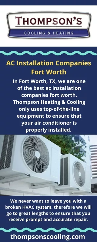 AC Installation Companies Fort Worth