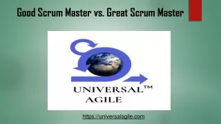 Good Scrum Master vs. Great Scrum Master