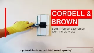Interior and Exterior Painting Services