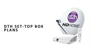 dth set top box plans