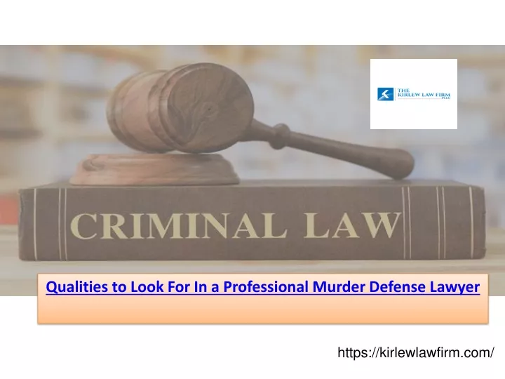 qualities to look for in a professional murder