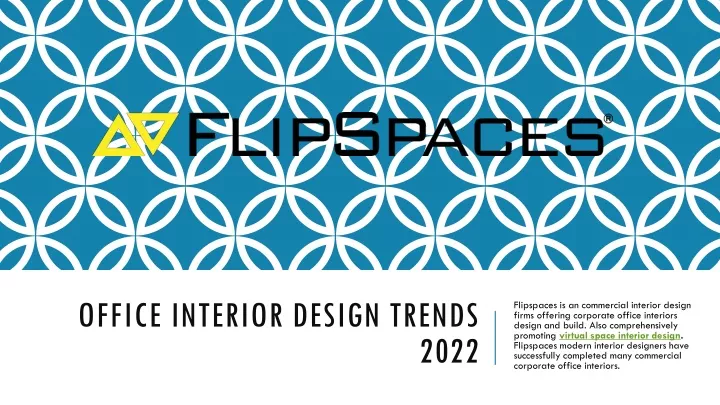 office interior design trends 2022