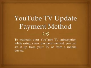 youtube tv update payment method