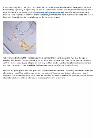if you are looking for a novel gift a customized