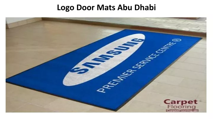 logo door mats abu dhabi