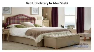bed upholstery in abu dhabi