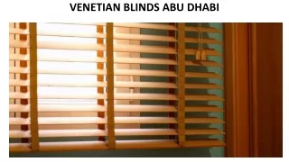 venetian blinds abu dhabi