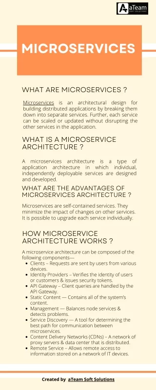 How microservice  architecture works?