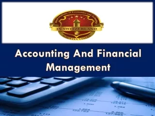 accounting and financial management