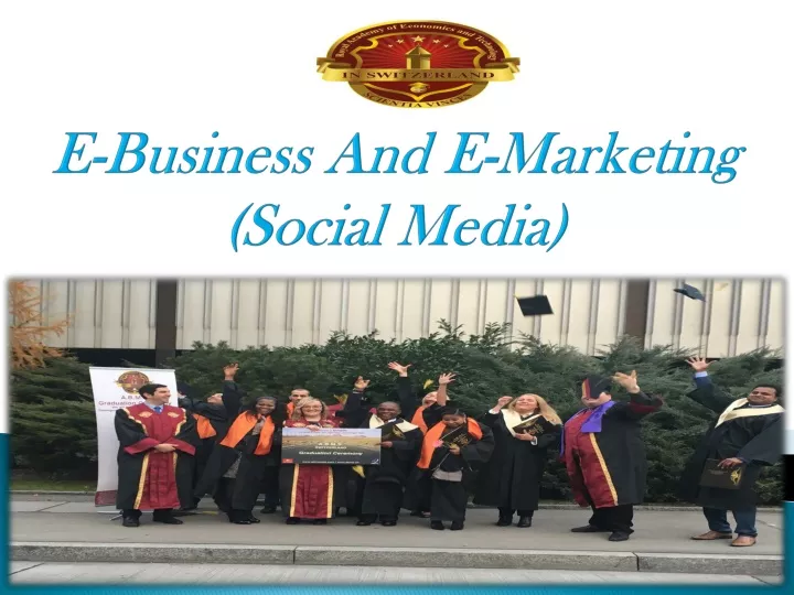 e business and e marketing social media