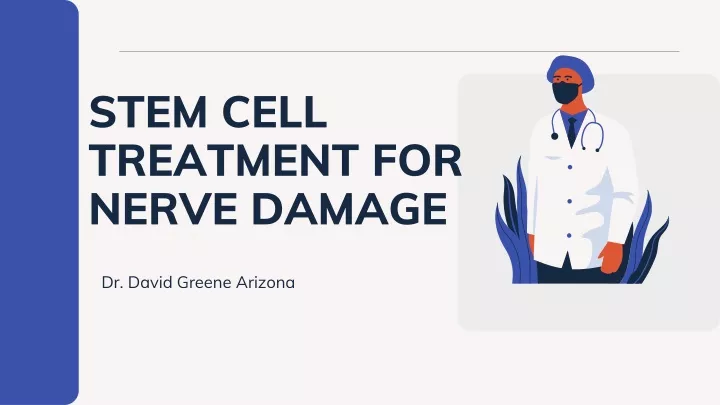stem cell treatment for nerve damage