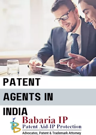 Patents agents in India