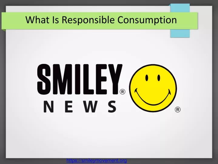 what is responsible consumption