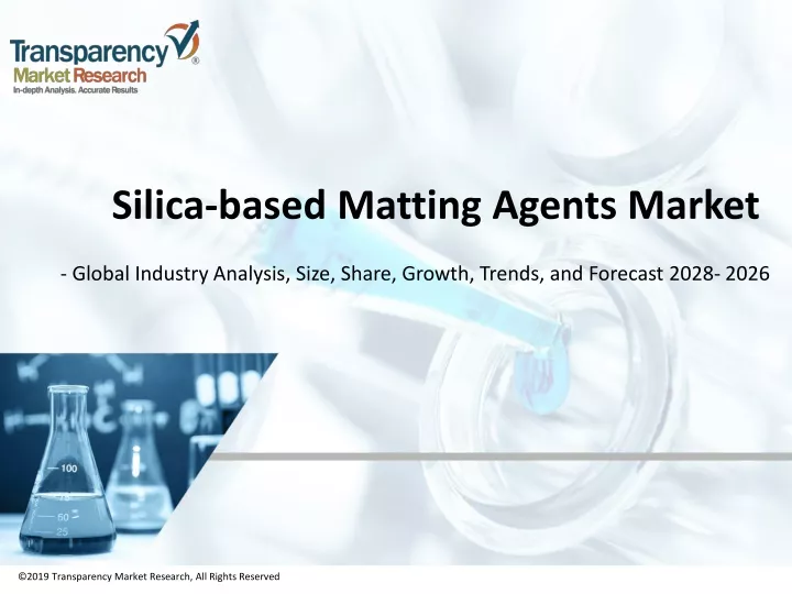 silica based matting agents market