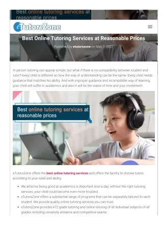 Online Spanish Tutor in Virginia