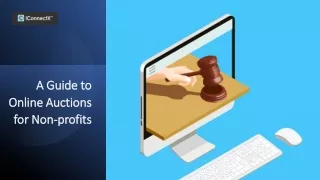 a guide to online auctions for non profits