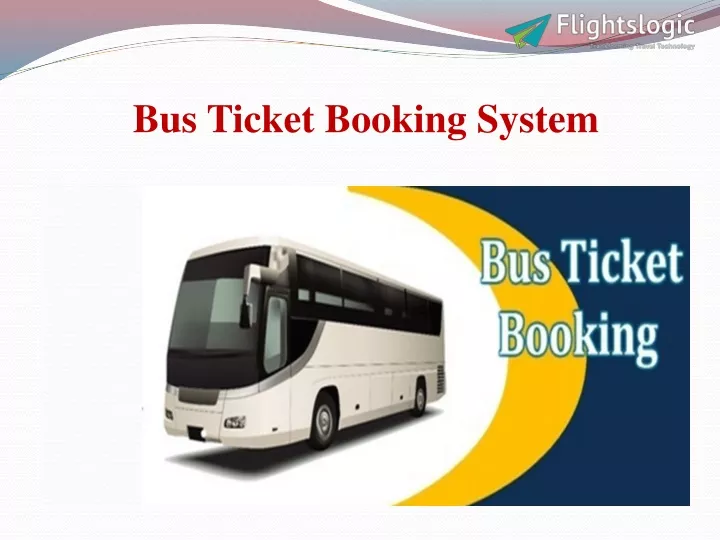 bus ticket booking system