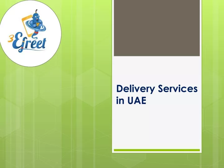 delivery services in uae
