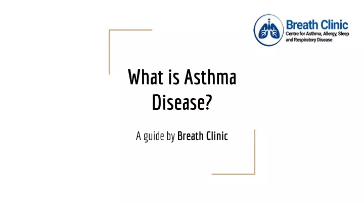 what is asthma disease