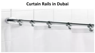 curtain rails in dubai