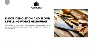Floor Demolition and Floor Levelling Works in Melbourne