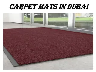 carpet mats in dubai