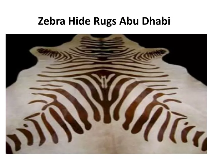 zebra hide rugs abu dhabi