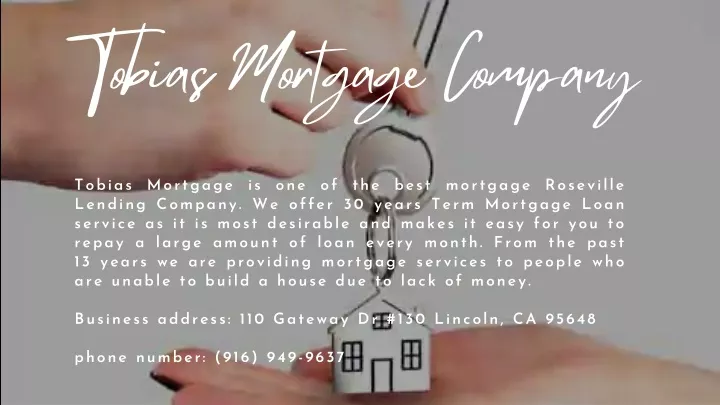 tobias mortgage company tobias mortgage