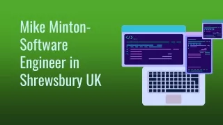 Mike Minton- Software Engineer in Shrewsbury UK