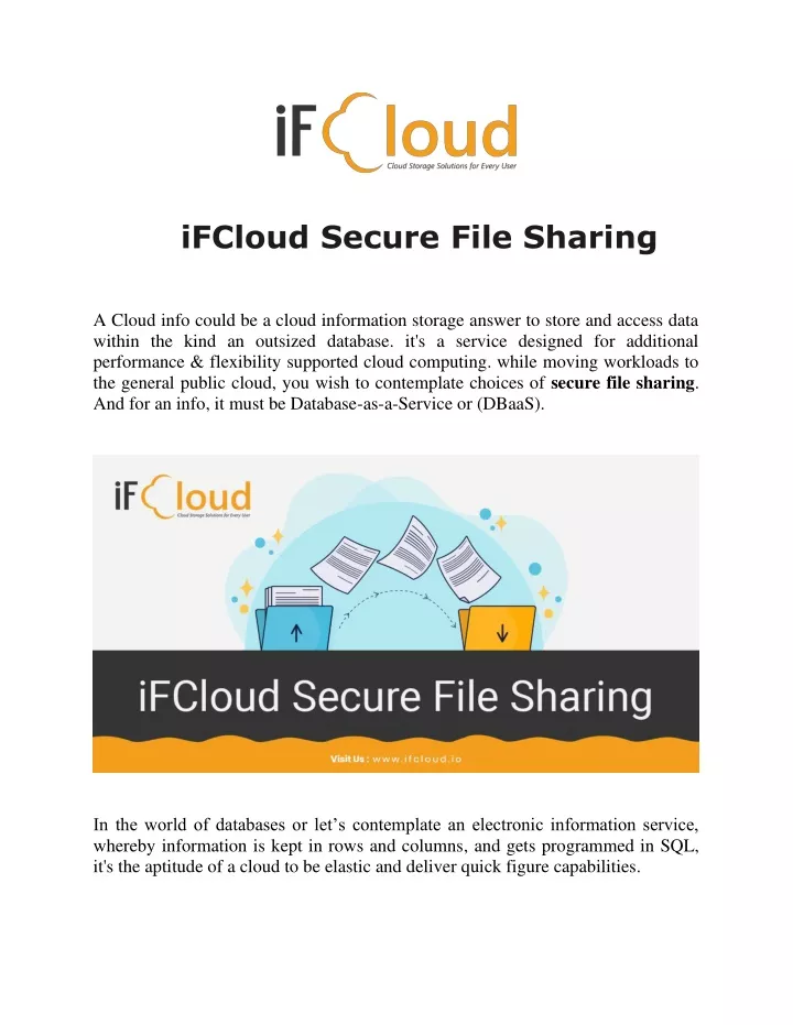 ifcloud secure file sharing