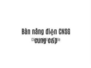 b n n ng i n cnsg cung c p