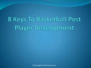 8 keys to basketball post player development