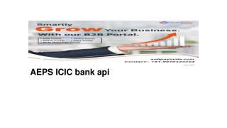 aeps icic bank api