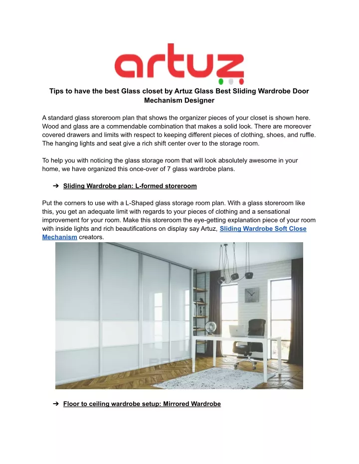 tips to have the best glass closet by artuz glass
