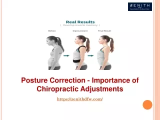 posture correction importance of chiropractic