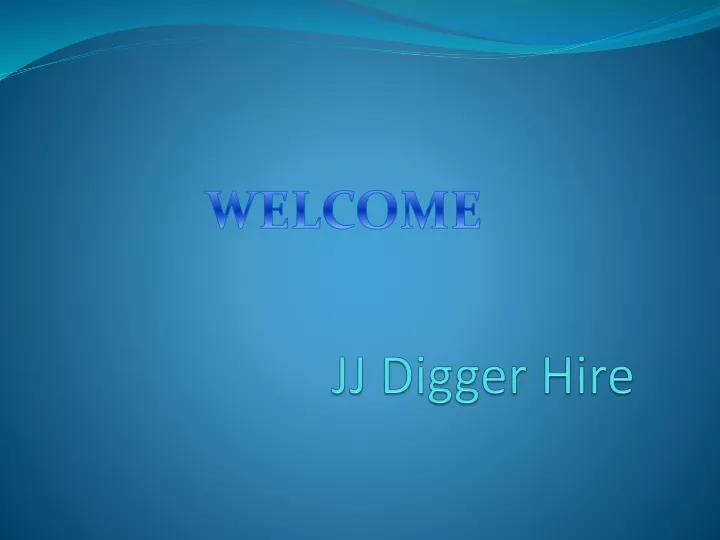 jj digger hire