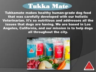 Fresh food for your dog | Tukka Mate