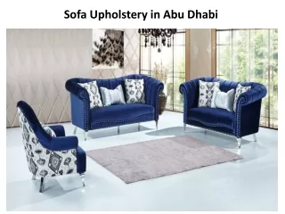 sofa upholstery in abu dhabi
