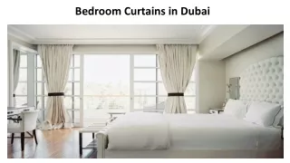 bedroom curtains in dubai