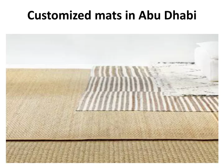customized mats in abu dhabi