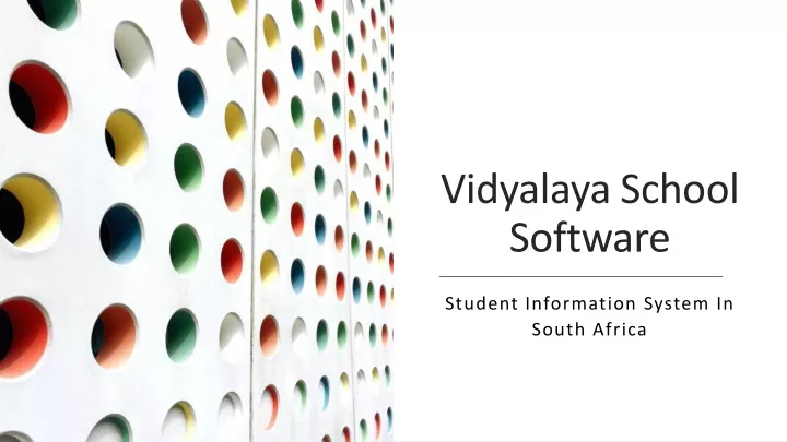 vidyalaya school software