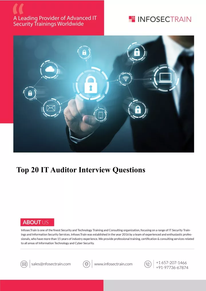 PPT Top 20 IT Auditor Interview Questions PowerPoint Presentation   Top 20 It Auditor Interview Questions N 