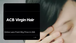 Online Lace Front Wig Price in USA