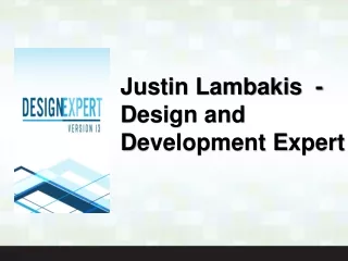 Justin_Lambakis_-_Design_and_Development Expert