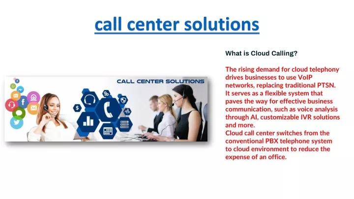 call center solutions
