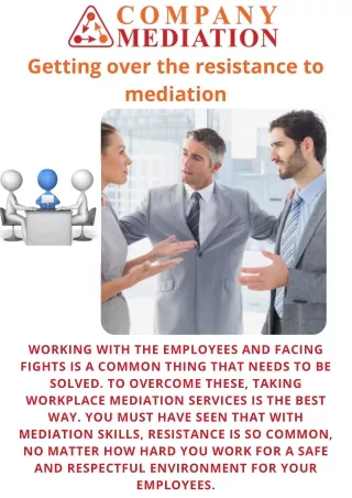 Looking For Workplace Mediation Service